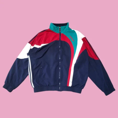 Vintage 90s ADIDAS Colorblock Track Top XL