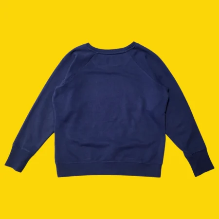 Vintage CHAMPION Women's Blue Spellout Sweatshirt M
