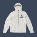 Vintage POLO RALPH LAUREN Full Zip White Hoodie M