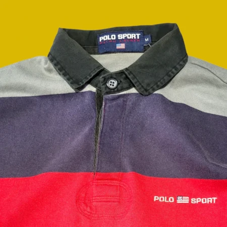 Vintage POLO SPORT RALPH LAUREN Striped Sweatshirt M-L
