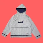 Vintage Y2K NIKE Grey Sellout Hoodie S