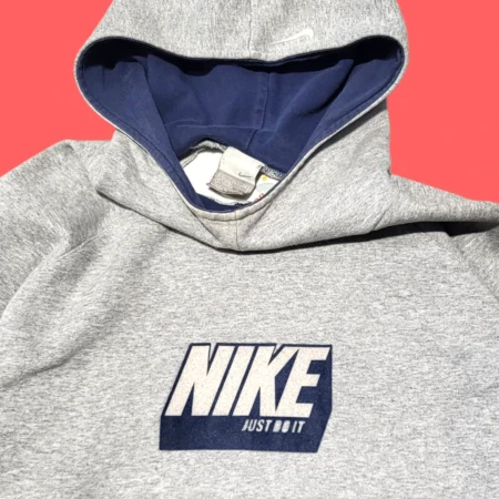 Vintage Y2K NIKE Grey Sellout Hoodie S