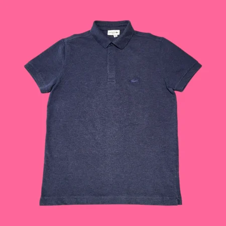 LACOSTE Blue Polo T-shirt S