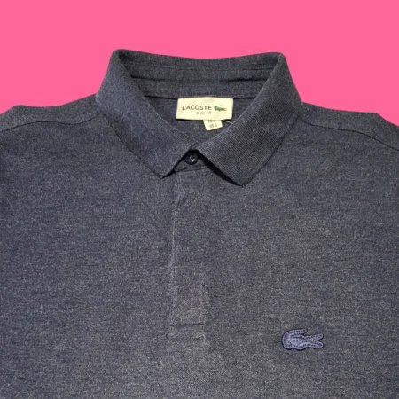 LACOSTE Blue Polo T-shirt S