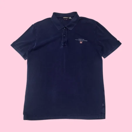 NAPAPIJRI Blue Polo T-shirt L