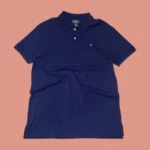 Vintage POLO JEANS RALPH LAUREN Blue Polo T-shirt L