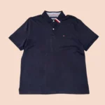 TOMMY HILFIGER Black Polo T-shirt L