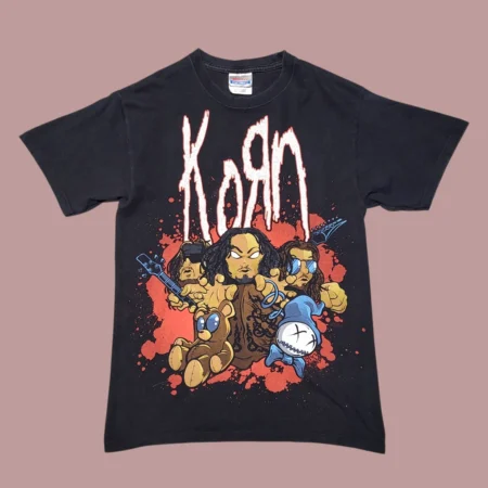 Rare Vintage Y2K KORN T-Shirt S