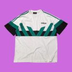 Vintage 90s ADIDAS White T-Shirt L