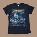 Vintage MEGADETH Faded Black T-Shirt M