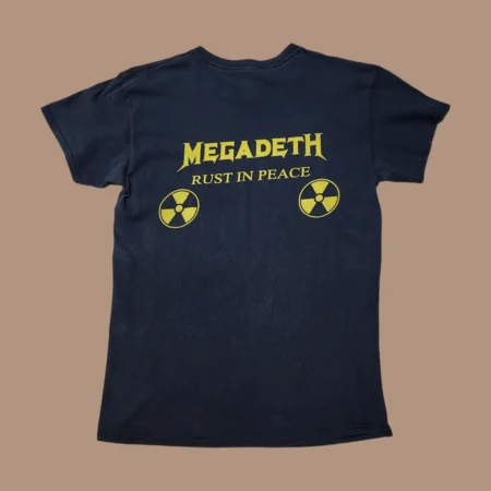 Vintage MEGADETH Faded Black T-Shirt M