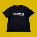 Vintage QUICKSILVER SPELLOUT Black T-Shirt XL