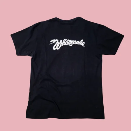 Rare Vintage WHITESNAKE Black T-Shirt M