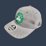 BOSTON CELTICS NBA ADIDAS Snapback Cap Autographed by LEON POWE #0 One Size
