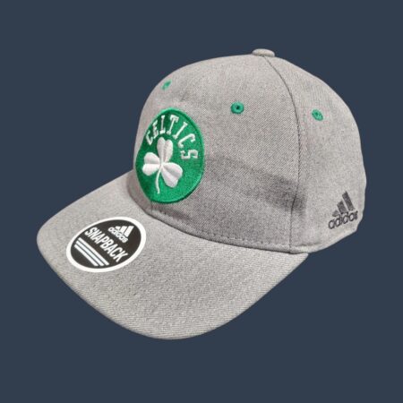 BOSTON CELTICS NBA ADIDAS Snapback Cap Autographed by LEON POWE #0 One Size