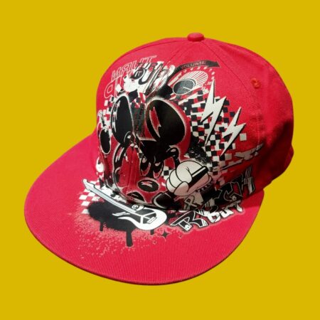 DISNEY MICKEY MOUSE Red Baseball Cap Size Adult