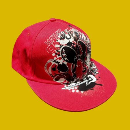 DISNEY MICKEY MOUSE Red Baseball Cap Size Adult