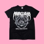 MANNOCULTA Black Graphic T-Shirt M-L
