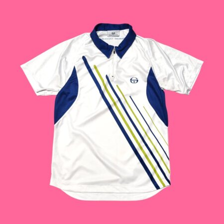 SERGIO TACCHINI White Cycling Jersey M