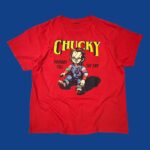 Vintage CHUCKY Red Graphic T-shirt XL