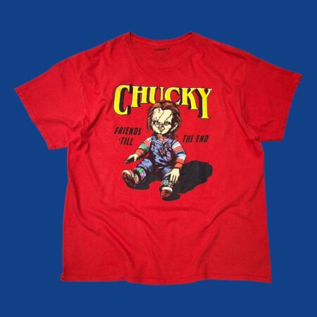 Vintage CHUCKY Red Graphic T-shirt XL