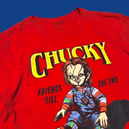 Vintage CHUCKY Red Graphic T-shirt XL