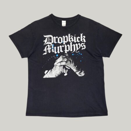 Vintage DROPKICK MURPHYS Faded Black T-Shirt M