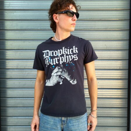 Vintage DROPKICK MURPHYS Faded Black T-Shirt M
