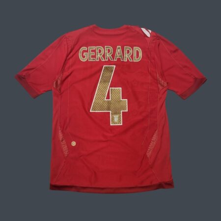 Vintage ENGLAND STEVEN GERRARD x UMBRO 2006-2008 Jersey S