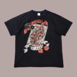 Vintage Faded Black Graphic T-Shirt L