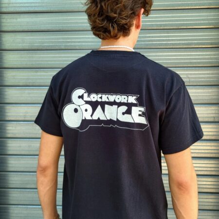 Vintage FRUIT OF THE LOOM CLOCKWORK ORANGE Graphic T-Shirt M-L