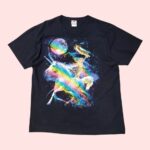 Vintage FRUIT OF THE LOOM UNICORN & KITTIES Graphic T-Shirt L