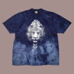 Vintage HARLEQUIN Tie Dye Graphic T-Shirt M