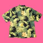 Vintage 100% Silk Hawaiian Short Sleeve Shirt XL