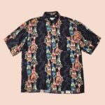 Vintage Hawaiian Graphic Short Sleeve Shirt L-XL