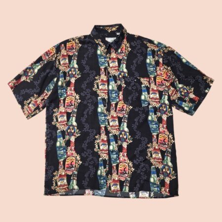 Vintage Hawaiian Graphic Short Sleeve Shirt L-XL