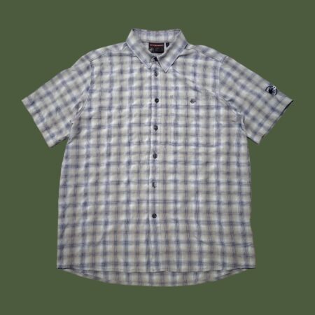Vintage MAMMUT Checked Short Sleeve Shirt L