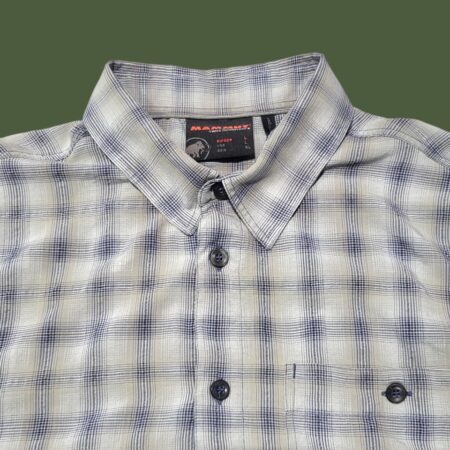 Vintage MAMMUT Checked Short Sleeve Shirt L