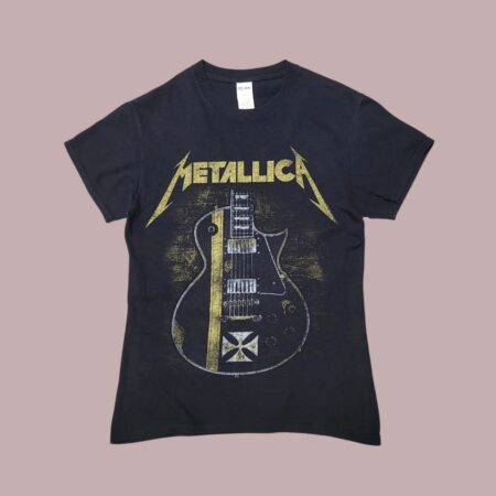 Vintage METALLICA Faded Black T-Shirt S