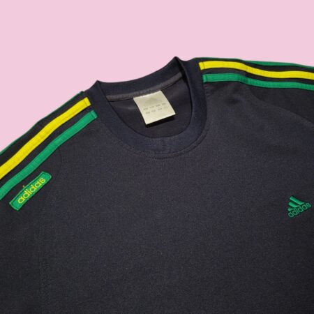 Vintage Y2K ADIDAS Blue T-Shirt M