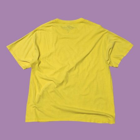 Vintage Y2K DARKSTAR Yellow Graphic T-Shirt L