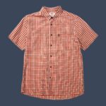 Fjällräven Red Plaid Short Sleeve Shirt S-M