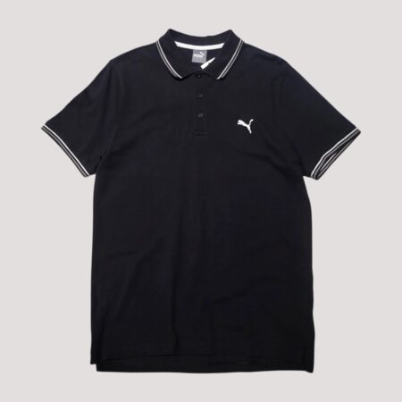 Puma Black Polo T-Shirt L