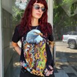 Rock Eagle Glow in the Dark Graphic T-Shirt S