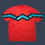 Vintage 90s Adidas Red T-Shirt M-L