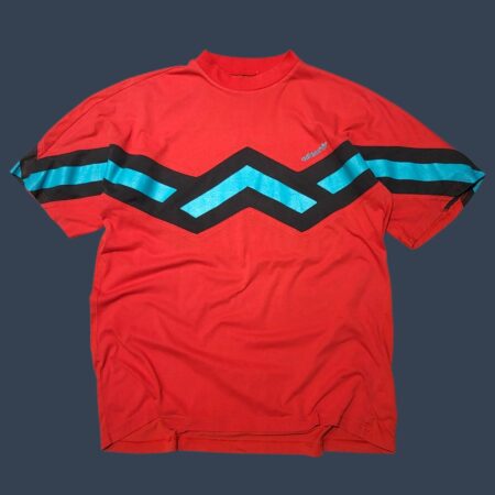 Vintage 90s Adidas Red T-Shirt M-L