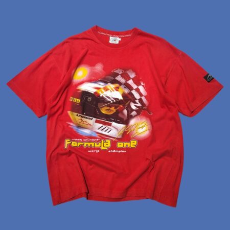 Vintage 90s/00s Mickael Schumacher F1 World Champion T-Shirt XL