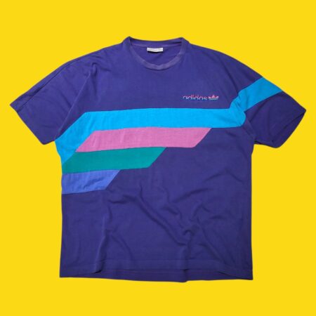 Vintage 90s Adidas Colorblock T-Shirt L-XL