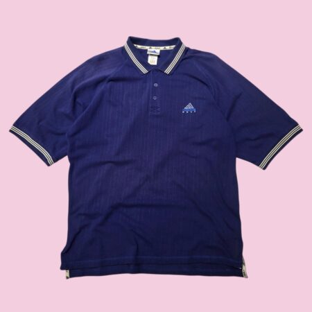 Vintage 90s Adidas Golf Blue Polo T-Shirt XL