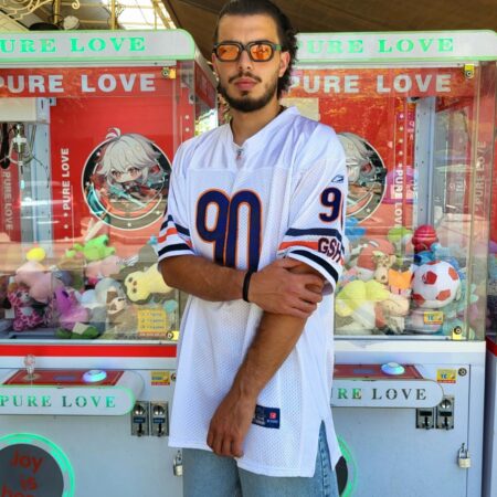 VINTAGE CHICAGO BEARS JULIUS PEPPERS x REEBOK NFL Jersey XXL